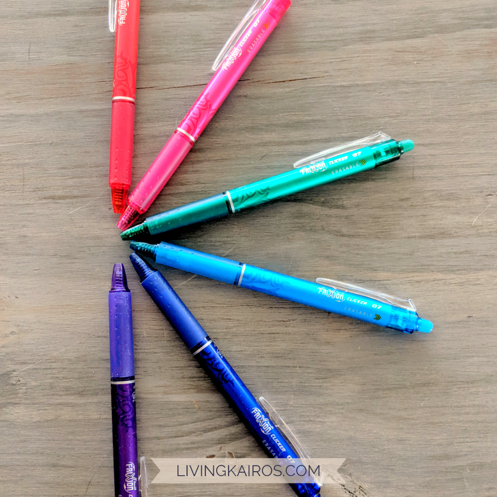 tools to stay organized - fixion pens