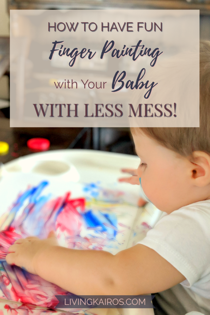 Finger Painting with Your Baby - Fun With Less Mess! | Baby Activities | Motherhood