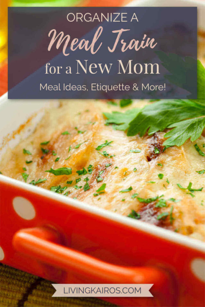 Organize a Meal Train for a New Mom: Meal Ideas, Etiquette & More! | Family | Babies and Toddlers | Children | Kids | Motherhood | Mom Life | New Mom | Moms Helping Moms