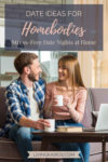 A couple sitting on a couch with mugs | Date Ideas for Homebodies - Stress-Free Date Nights at Home
